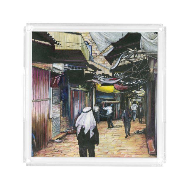 Walk Home through Antiquity, Jerusalem Acrylic Tray (Front)