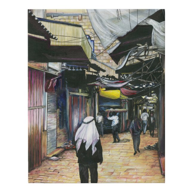 Walk Home through Antiquity, Jerusalem Faux Canvas Print (Front)
