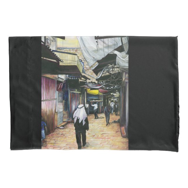 Walk Home through Antiquity, Jerusalem Pillow Case (Front)
