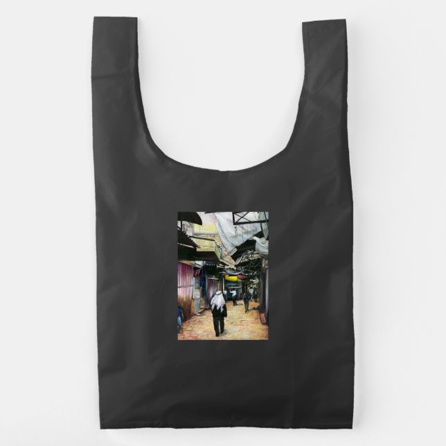 Walk Home through Antiquity, Jerusalem Reusable Bag (Back)
