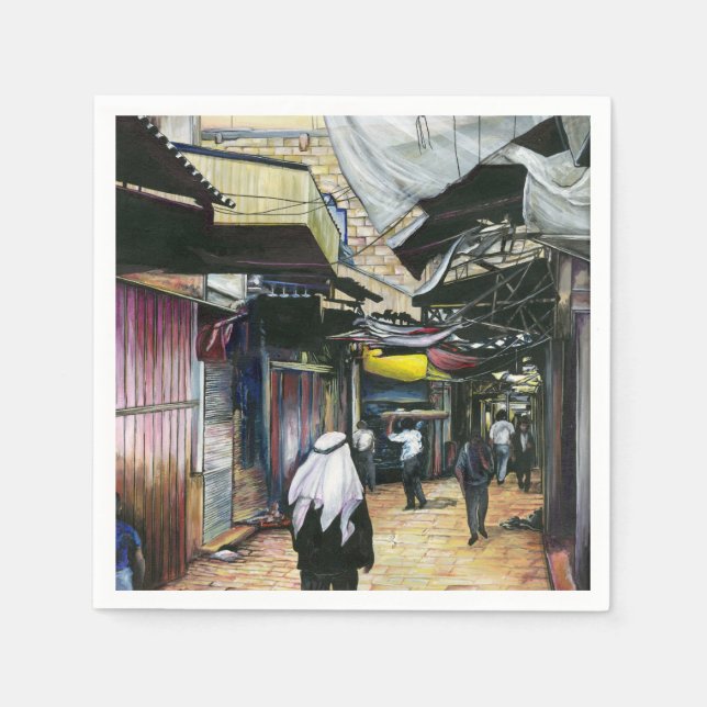 Walk Home through Antiquity, Old Jerusalem Napkins (Front)