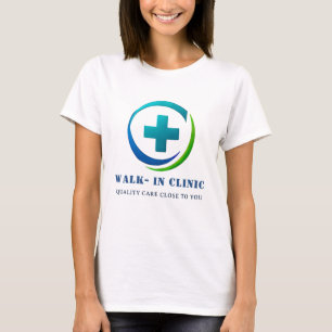 ➕ Walk In Clinic Logo For Family Medical Center 💙 T-Shirt