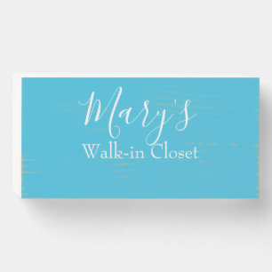 Walk-in Closet Modern Home Art Wooden Box Sign
