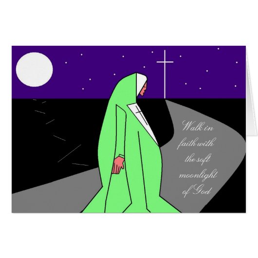Walk in faith... cards (Front Horizontal)