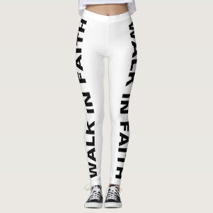 "WALK IN FAITH" Women's Leggings