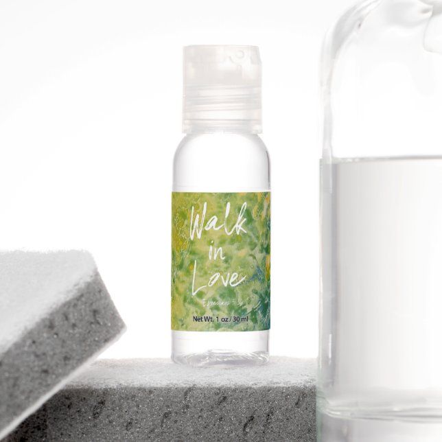 Walk in Love Bible Quote Hand Sanitizer (Insitu)