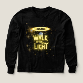 Walk in the Light – Christian Halloween Hoodie Tri-Blend Shirts