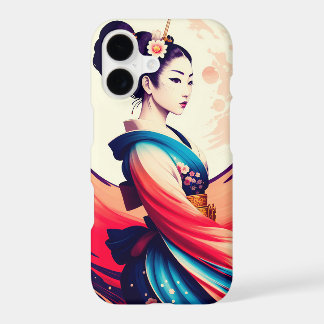Walk In The Moonlight Japanese Geisha iPhone 17 Case