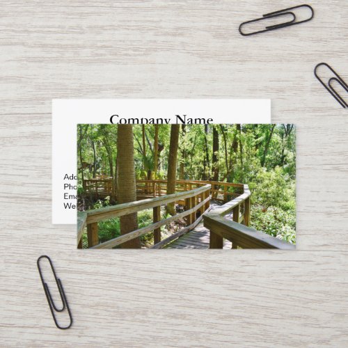Walk in the Woods Retirement Business Cards