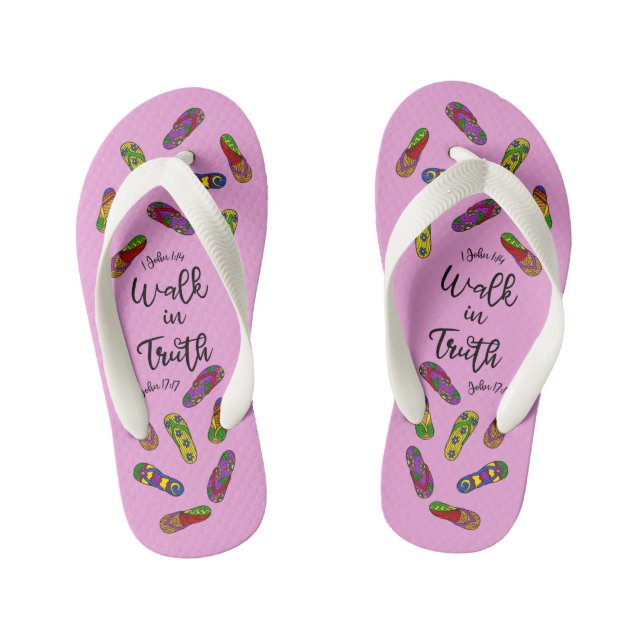 Walk in Truth Kid's Flip Flops (Footbed)