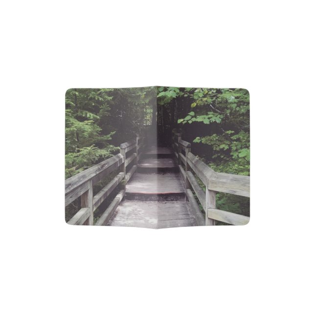walk into the woods passport holder (Opened)