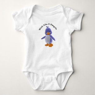 Walk Like A Penguin Crawler T-Shirt Baby Bodysuit