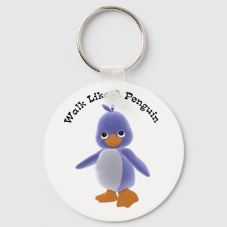 Walk Like A Penguin Keychain