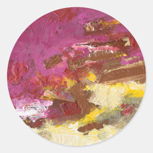 Walk me Through It Classic Round Sticker (Front)