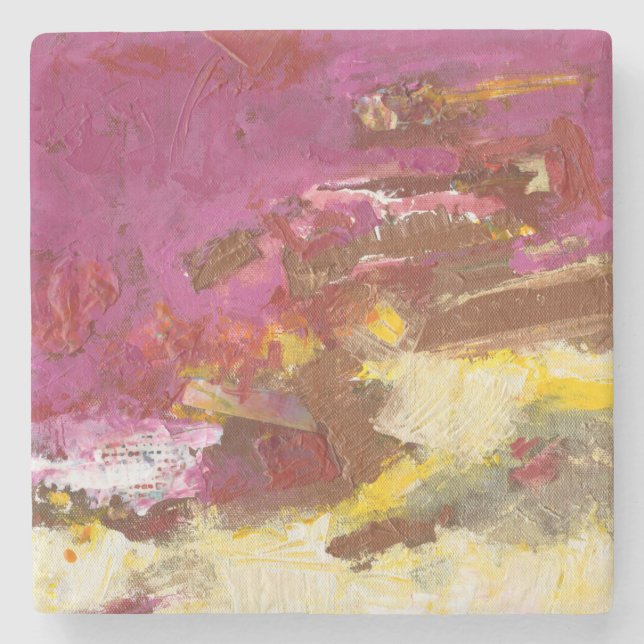 Walk me Through It Stone Coaster (Front)