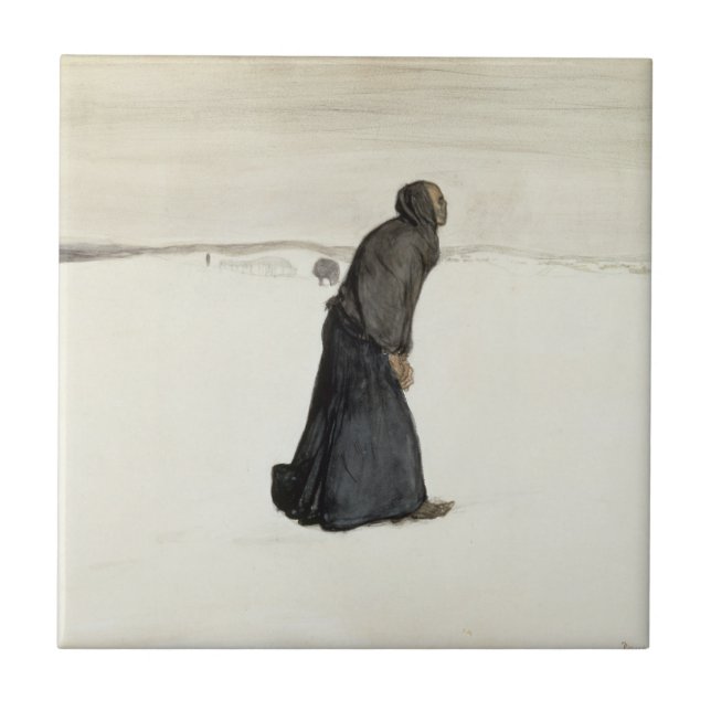 Walk of Death (by Magnus Enckell) Ceramic Tile (Front)