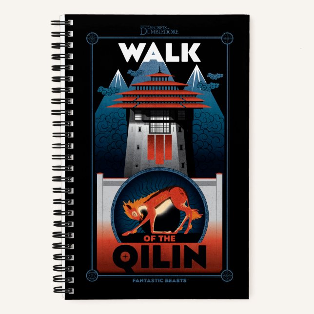 Walk of the Qilin Mountain graphic Notebook (Front)