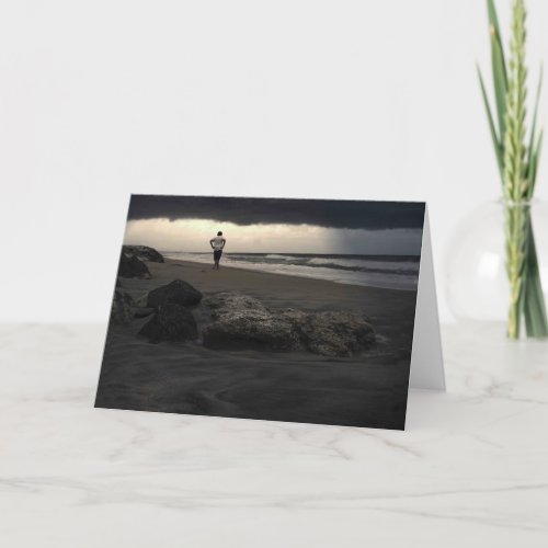 Walk On The Beach Greeting Cards