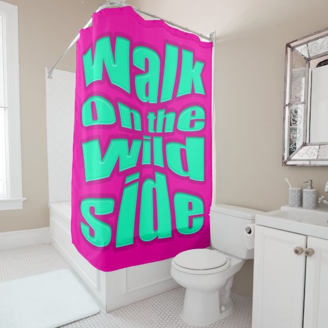 walk on the wild side shower curtain (In Situ)