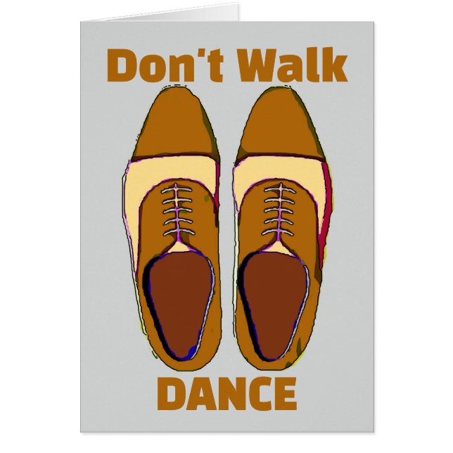 Walk or Dance, Buck Shoes. Cards (Front)