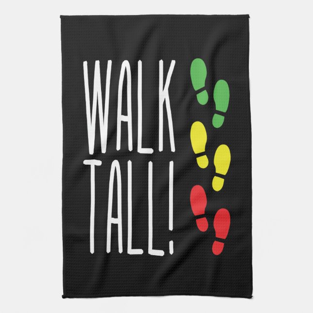 Walk Tall Kitchen Towel (Vertical)
