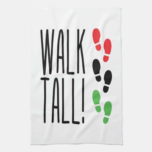 Walk Tall Towel (Vertical)