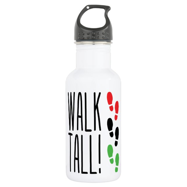 Walk Tall Water Bottle (Front)