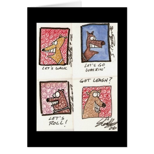 walk the dog cards (Front)