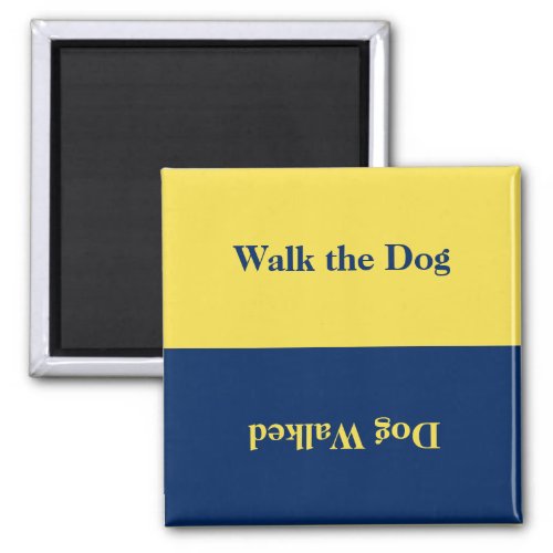 Walk the Dog Reversible Reminder Magnet