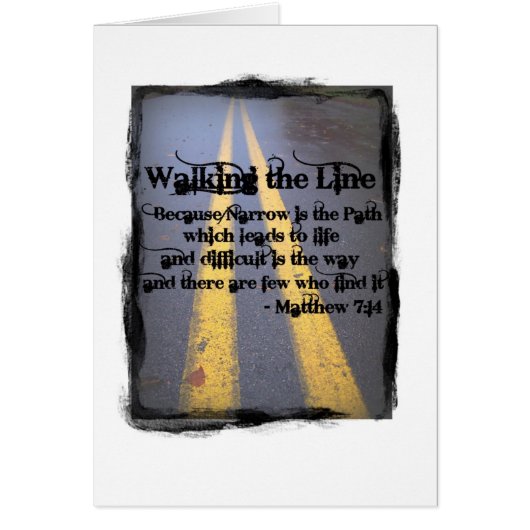 Walk The Line Cards (Front)