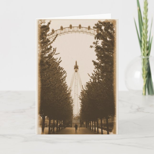 Walk the Line - London Eye - Greeting Card (Front)
