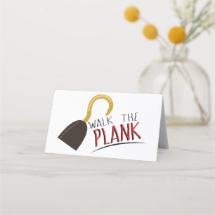 Walk The Plank! Place Card