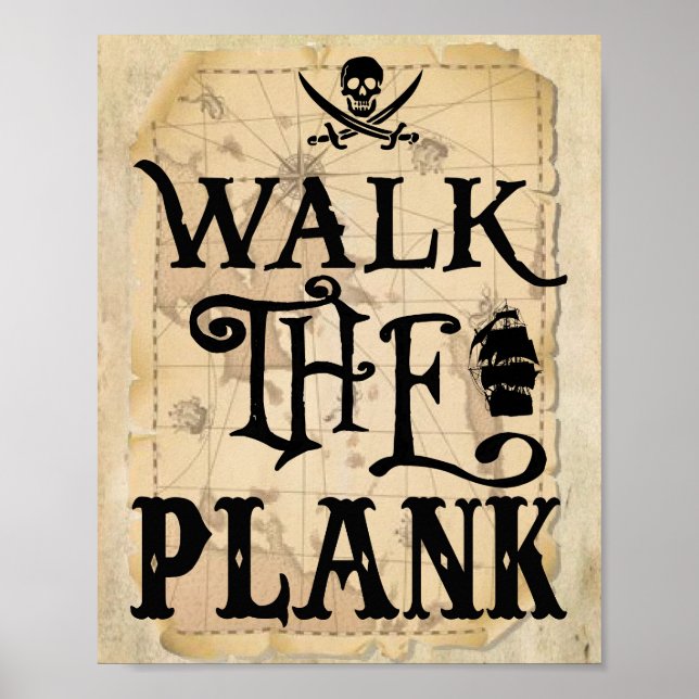 Walk the Plank Poster (Front)
