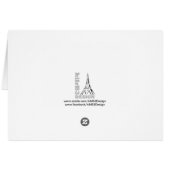 Walk the Rails Together - Blank Inside Card (Back Horizontal)