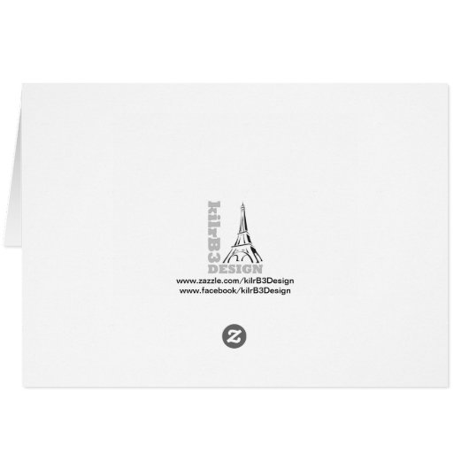 Walk the Rails Together - Blank Inside Card (Back Horizontal)