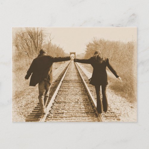 Walk the Rails Together _ Postcard