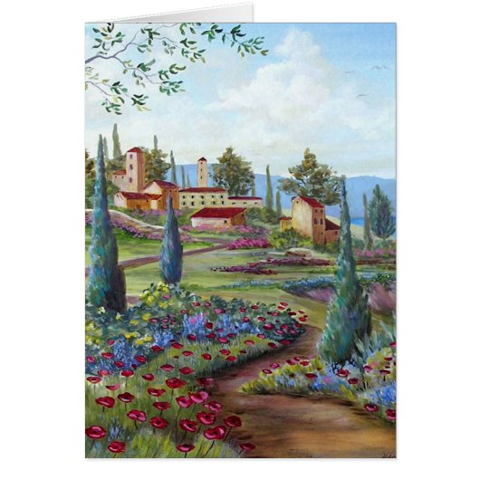 Walk through Tuscany Cards (Front)
