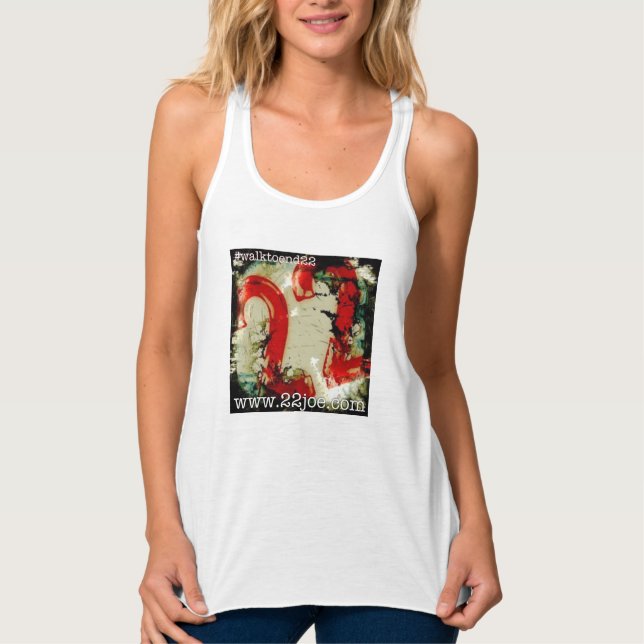 Walk to end 22 Ladies Tank Top (Front)