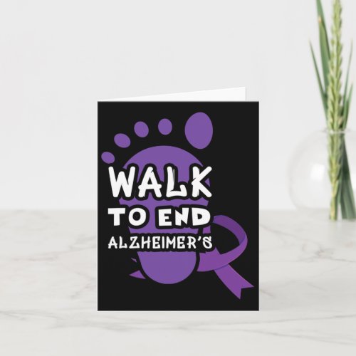 Walk To End Heimer Heimers Awareness  Card