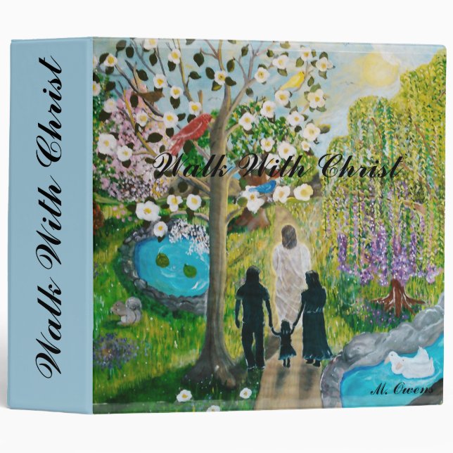 Walk With Christ 3 Ring Binder (Front/Spine)