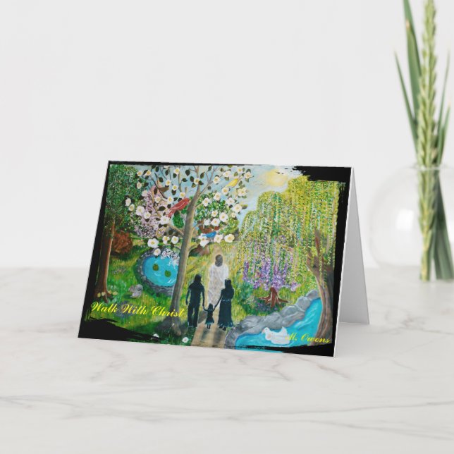 Walk With Christ Greeting Cards (Front)