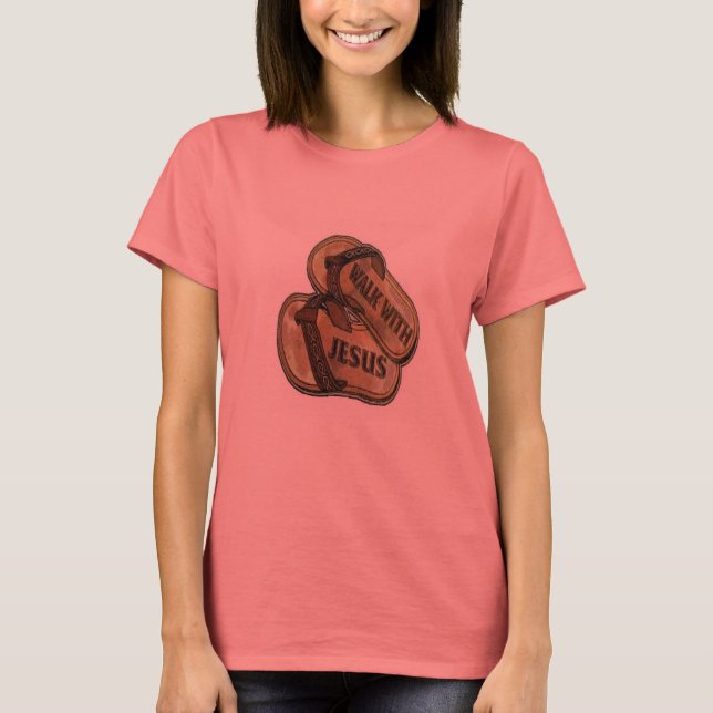walk with jesus T-Shirt (Front)