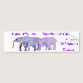 Walk With Me Bumper Sticker