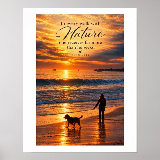 Walk with Nature Poster (Front)