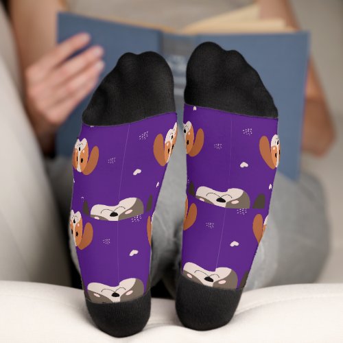 Walk with Whiskers and Wags Socks