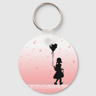 walk your heart keychain
