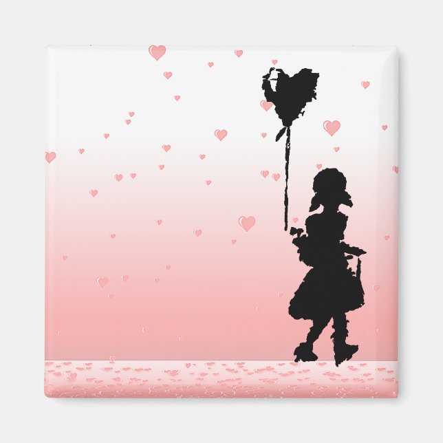 walk your heart magnet (Front)