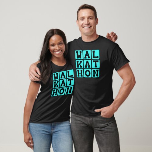 Walkathon Fundraising Walking Event T_Shirt