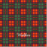 Walker clan Plaid Scottish kilt tartan Statuette<br><div class="desc">The real Scottish tartan. The Walker family has the right to use the Stewart of Appin tartan.</div>