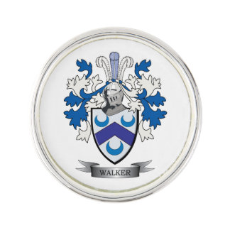 Walker Coat of Arms Lapel Pin